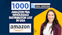 provide 1000 authentic wholesale distributor list in the USA