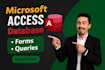 do any task in microsoft access database assignments and projects