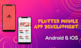 build android and ios mobile apps with flutter and dart