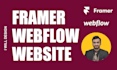 design framer webflow website