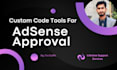 make custom code adsense friendly tools for adsense approval
