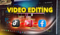 do youtube video editing, b rolls, shorts, reels, trim, cutter