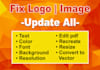 edit logo, resize image, change color, recreate any graphic design into vector