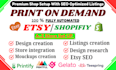 set up etsy pod, etsy print on demand dropshipping store with printifiy, gelato