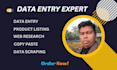 do data entry, web research, copy paste, data mining, etc