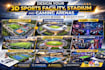 design your 3d sports facility, stadium, and gaming arenas