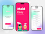 create maidfinder app, househelp, roommate finder, home cleaning app, elder care