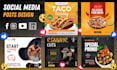 design attractive social media posts, banners and ads