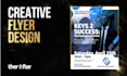 design a professional and creative flyer