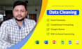 do data cleaning, data formatting, PDF to excel