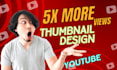 design viral youtube thumbnails and be your channel virtual assistant