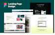 figma landing page design and UI UX mockup