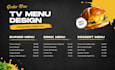 design restaurant digital,  animated menu