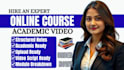 create elearning ai training video, curriculum, lms scripts quizzes and workbook
