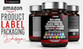 design premium supplement bottle label design