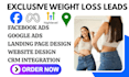 weight loss leads glp semaglutide tirzepatide peptide leads weight loss leads