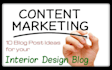 write 10 interior design site blog post titles