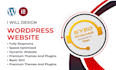 design, redesign, build, rebuild, clone, edit, fix or revamp wordpress website