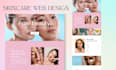 design cosmetics store skincare shopify lipgloss lipstick makeup beauty website
