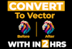 vector trace logo, vectorize, convert image to vector