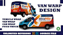car wrap design, vehicle wrap design and van wrap design