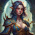 paint a character illustration in a fantasy world