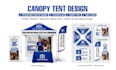 design your canopy tent, backdrop, and booth for your event