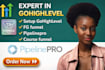be your ghl expert for pipedrive fg funnel homepage design