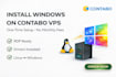 install windows on contabo, hetzner or ovh server