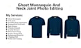 do ghost photo editing and neck join service