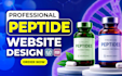 build fda compliant peptide website or research peptide store on woocommerce