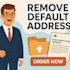 change UK company address from default address to regular address