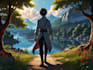 draw your epic scenery anime background art