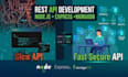 develop backend rest api using node js express and mongodb