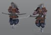 design samurai character design