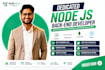 provide a dedicated node js backend developer