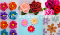 crochet 10 unique flower patterns for your etsy store