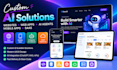 develop an ai website, ai web app, chatbot or saas