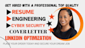 write IT engineering resume biotech cybersecurity faang data engineer resume