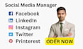 be your social network manager and content creator