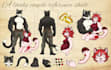draw furry ref sheet, fursona reference sheet, anthro oc, protogen furry art