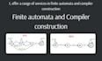 do finite automata and compiler construction projects