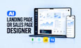 design and develop ai powered landing and sales pages