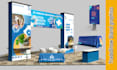 do tradeshow graphics,  backdrop design