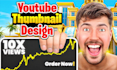 design clickbait eye catchy youtube thumbnail