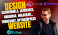 build a high converting funnel website using clickfunnels, leadpages, unbounce