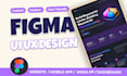 design modern mobile app UI UX website UI UX and web app uiux in figma