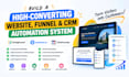 build systeme io clickfunnel ghl website funnel CRM lead nurturing ai automation