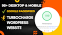 speed up wordpress site in 2 hours for google pagespeed