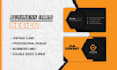 design professional and visiting card